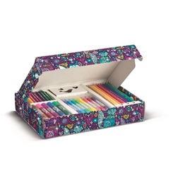 Írószer készlet, csillámos színező készlet, MAPED Color Peps, 31 darabos