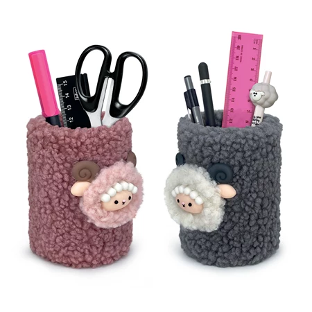 Írószertartó LEBEZ Bárány 3D 3 fajta szín vegyesen, 1db