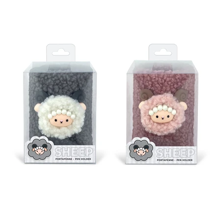 Írószertartó LEBEZ Bárány 3D 3 fajta szín vegyesen, 1db