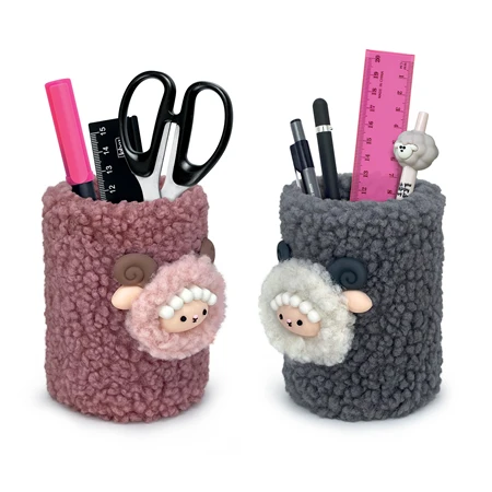 Írószertartó LEBEZ Bárány 3D 3 fajta szín vegyesen, 1db