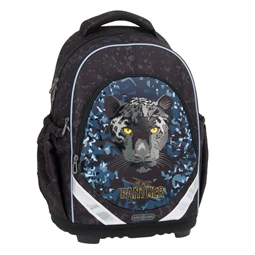 Iskolatáska ARS UNA anatómiai Black Panther fekete