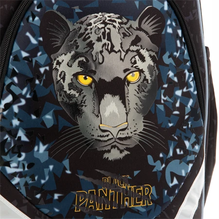 Iskolatáska ARS UNA anatómiai Black Panther fekete