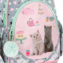 Iskolatáska ARS UNA anatómiai Cute Animals - Tea Party