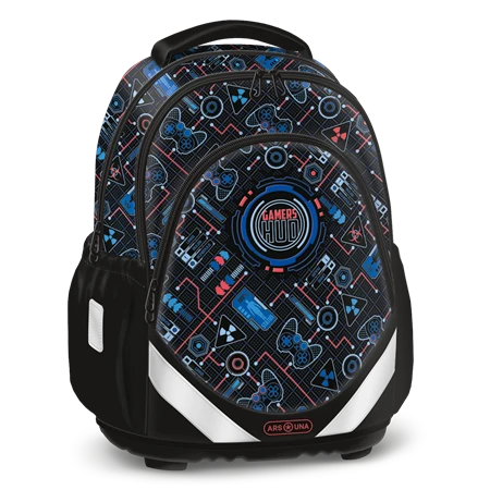 Iskolatáska ARS UNA anatómiai Gamers HUD