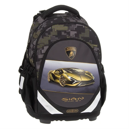 Iskolatáska ARS UNA anatómiai Lamborghini zöld