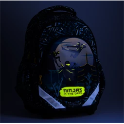 Iskolatáska ARS UNA anatómiai Ninjas in the dark