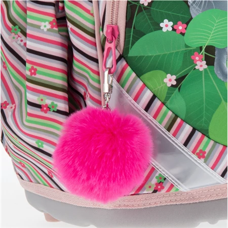 Iskolatáska ARS UNA anatómiai Think-Pink, zöld, csíkos