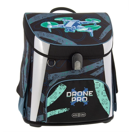 Iskolatáska ARS UNA anatómiai easy mágneszáras, Drone Pro