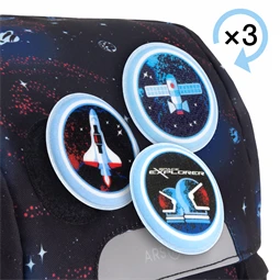 Iskolatáska ARS UNA easy-pack Space explorer