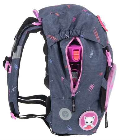 Iskolatáska ARS UNA easy-pack Think-Pink szürke
