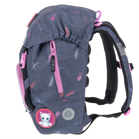 Iskolatáska ARS UNA easy-pack Think-Pink szürke