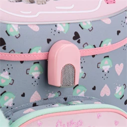 Iskolatáska ARS UNA kompakt easy mágneszáras, Cute Animals - Tea Party
