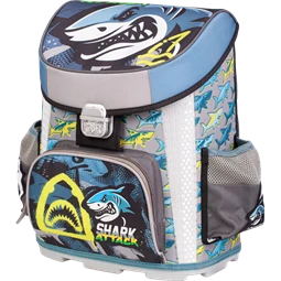 Iskolatáska LIZZYSULI ergonomikus Prémium Shark Attack