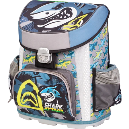 Iskolatáska LIZZYSULI ergonomikus Prémium Shark Attack