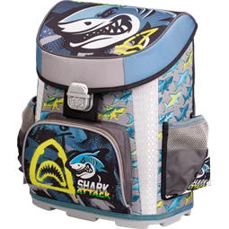 Iskolatáska LIZZYSULI ergonomikus Prémium Shark Attack