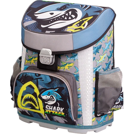Iskolatáska LIZZYSULI ergonomikus Prémium Shark Attack