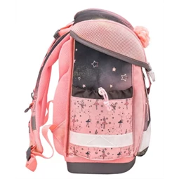 Iskolatáska ergonómikus BELMIL Classy Ballerina Black Pink