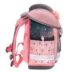 Iskolatáska ergonómikus BELMIL Classy Ballerina Black Pink 36x32x19 cm