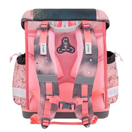 Iskolatáska ergonómikus BELMIL Classy Ballerina Black Pink 36x32x19 cm