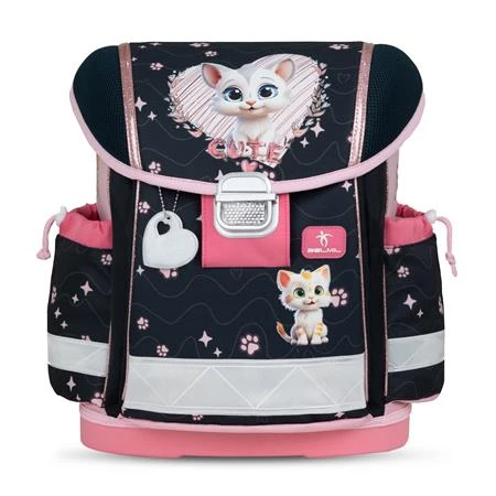 Iskolatáska ergonómikus BELMIL Classy Cute Kitten 36x32x19 cm