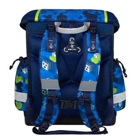 Iskolatáska ergonómikus BELMIL Classy Gamer Squad gamer 36x32x19 cm