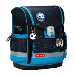 Iskolatáska ergonómikus BELMIL Classy Plus Kick the Ball foci 37x32x19 cm mágneszárral