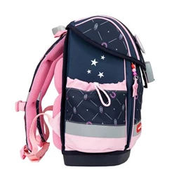 Iskolatáska ergonómikus BELMIL Classy Plus Midnight Gallop lópatkó 37x32x19 cm mágneszárral