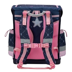 Iskolatáska ergonómikus BELMIL Classy Plus Midnight Gallop lópatkó 37x32x19 cm mágneszárral