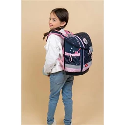 Iskolatáska ergonómikus BELMIL Classy Plus Midnight Gallop lópatkó 37x32x19 cm mágneszárral