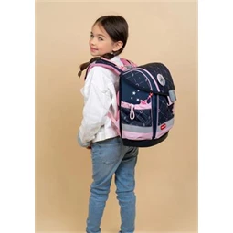 Iskolatáska ergonómikus BELMIL Classy Plus Midnight Gallop lópatkó 37x32x19 cm mágneszárral