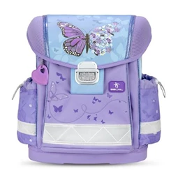 Iskolatáska ergonómikus BELMIL Classy Purple Blue Butterfly pillangó 36x32x19 cm