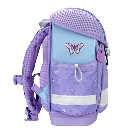 Iskolatáska ergonómikus BELMIL Classy Purple Blue Butterfly pillangó 36x32x19 cm