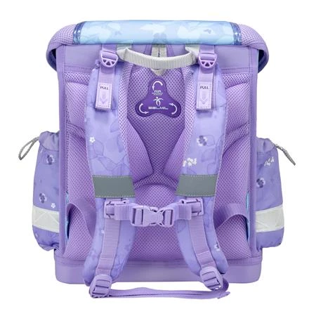 Iskolatáska ergonómikus BELMIL Classy Purple Blue Butterfly pillangó 36x32x19 cm