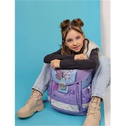 Iskolatáska ergonómikus BELMIL Classy Purple Blue Butterfly pillangó 36x32x19 cm