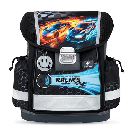 Iskolatáska ergonómikus BELMIL Classy Race it versenyautó 36x32x19 cm