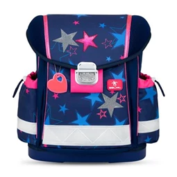 Iskolatáska ergonómikus BELMIL Classy Sparkling Star csillagok 36x32x19 cm