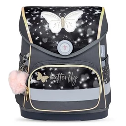 Iskolatáska ergonómikus BELMIL Compact Amazing Butterfly pillangó 37x30x19 cm mágneszárral