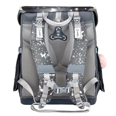 Iskolatáska ergonómikus BELMIL Compact Amazing Butterfly pillangó 37x30x19 cm mágneszárral