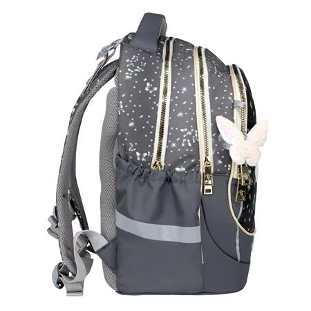 Iskolatáska ergonómikus BELMIL Leisure Plus Amazing Butterfly pillangó 40×20×30 cm cipzáras