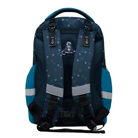 Iskolatáska ergonómikus BELMIL Leisure Plus Next Level 40×20×30 cm cipzáras