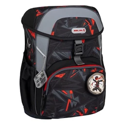 Iskolatáska ergonómikus BELMIL Maxi Ninja nindzsa 40x29x19 cm csattos