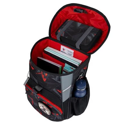 Iskolatáska ergonómikus BELMIL Maxi Ninja nindzsa 40x29x19 cm csattos