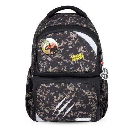 Iskolatáska ergonómikus BELMIL Maxi Pack Dinosaur World dinoszaurusz 42×30×17 cm cipzáras
