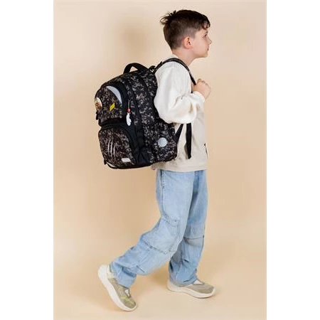 Iskolatáska ergonómikus BELMIL Maxi Pack Dinosaur World dinoszaurusz 42×30×17 cm cipzáras