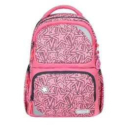 Iskolatáska ergonómikus BELMIL Maxi Pack Love Stars csillagok 42×30×17 cm cipzáras