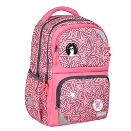 Iskolatáska ergonómikus BELMIL Maxi Pack Love Stars csillagok 42×30×17 cm cipzáras