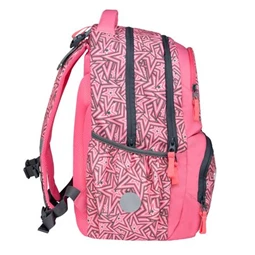 Iskolatáska ergonómikus BELMIL Maxi Pack Love Stars csillagok 42×30×17 cm cipzáras