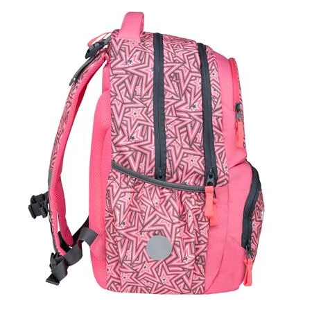 Iskolatáska ergonómikus BELMIL Maxi Pack Love Stars csillagok 42×30×17 cm cipzáras