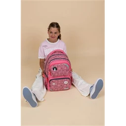 Iskolatáska ergonómikus BELMIL Maxi Pack Love Stars csillagok 42×30×17 cm cipzáras