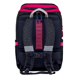 Iskolatáska ergonómikus BELMIL Zippy Pinky pink szív 1,5x26x13 cm cipzáras